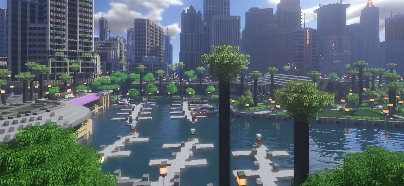 Os jovens estão projetando cidades com o Minecraft