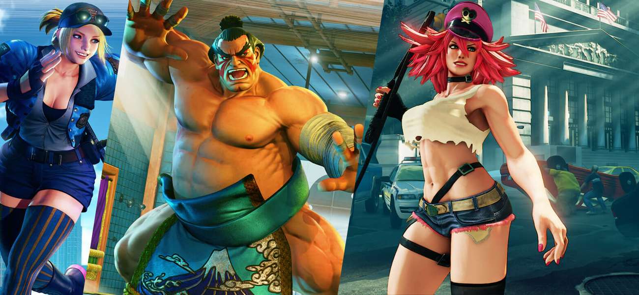 Novos personagens de Street Fighter V